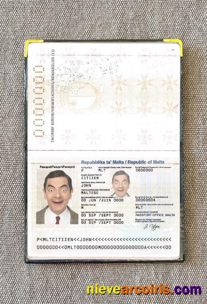 Malta passport photolook